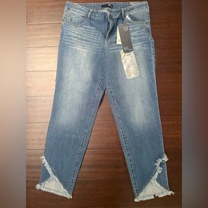 1822 Denim Light Blue Ankle Jeans